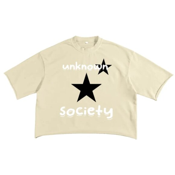 cropped unknown society t-shirt - Picture 1 of 2